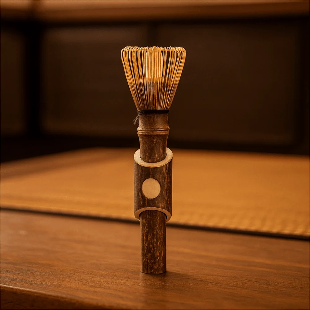 Japanese Style Matcha Whisk with Long Handle Portable Stirring Brush Handcurled Bamboo Tea Whisk Traditional Useful - Image 5