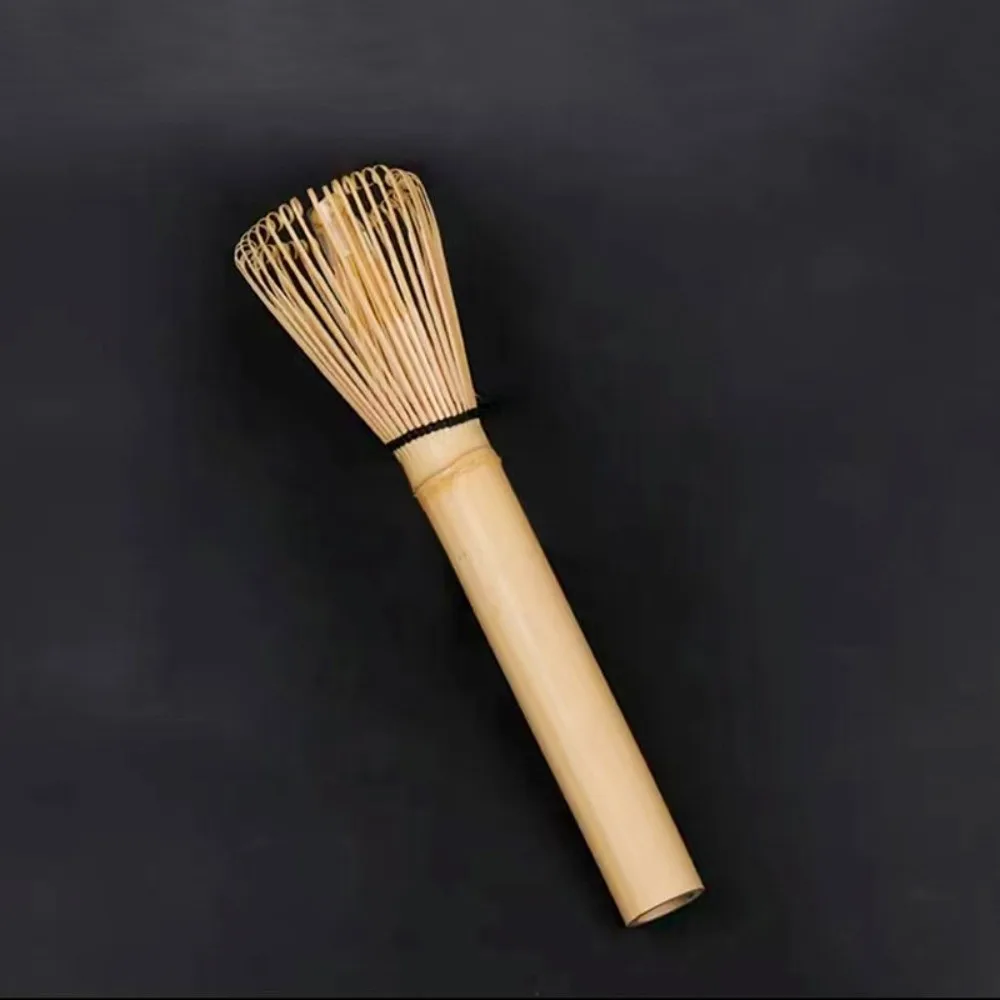 Japanese Style Matcha Whisk with Long Handle Portable Stirring Brush Handcurled Bamboo Tea Whisk Traditional Useful - Image 4